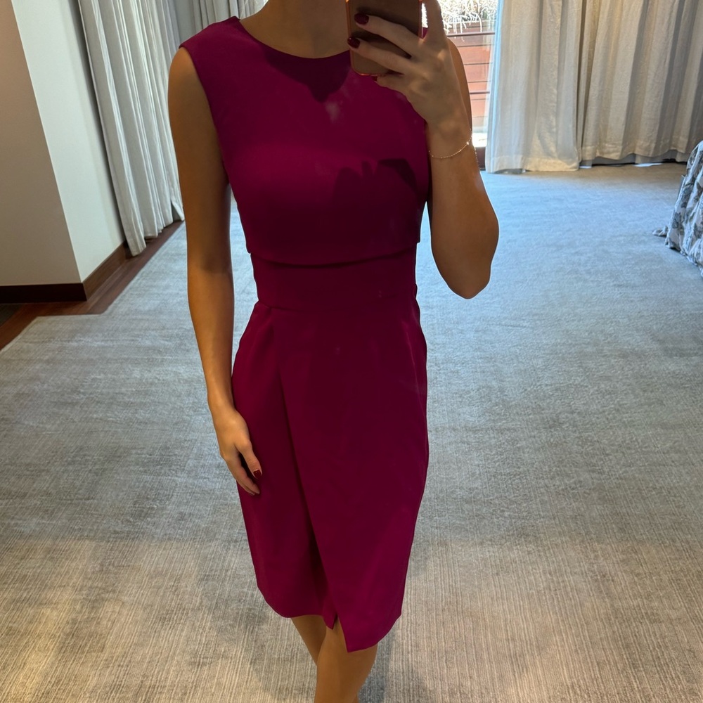 Fuchsia narciso rodriguez dress size 2-4
